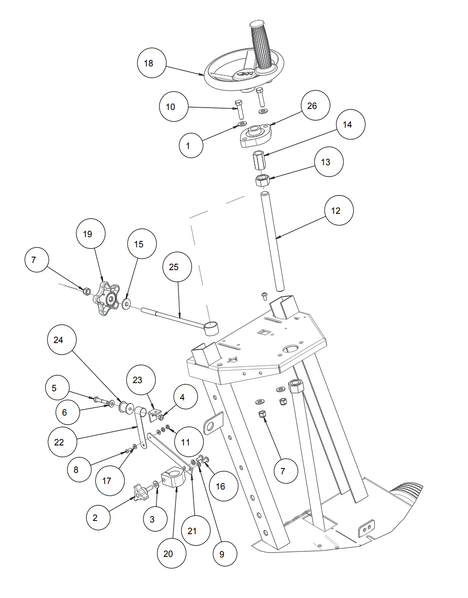 Section 04 Diagram and Parts List for MK-1610B 168611 MK Diamond Concrete Saw